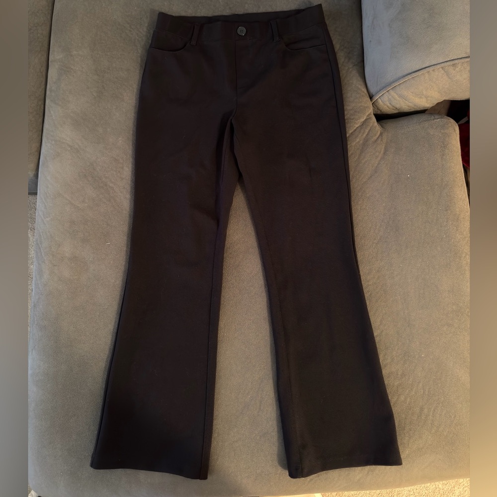 Stelle Black Flare Pants Size M Stretch Work Yoga Dress Pants